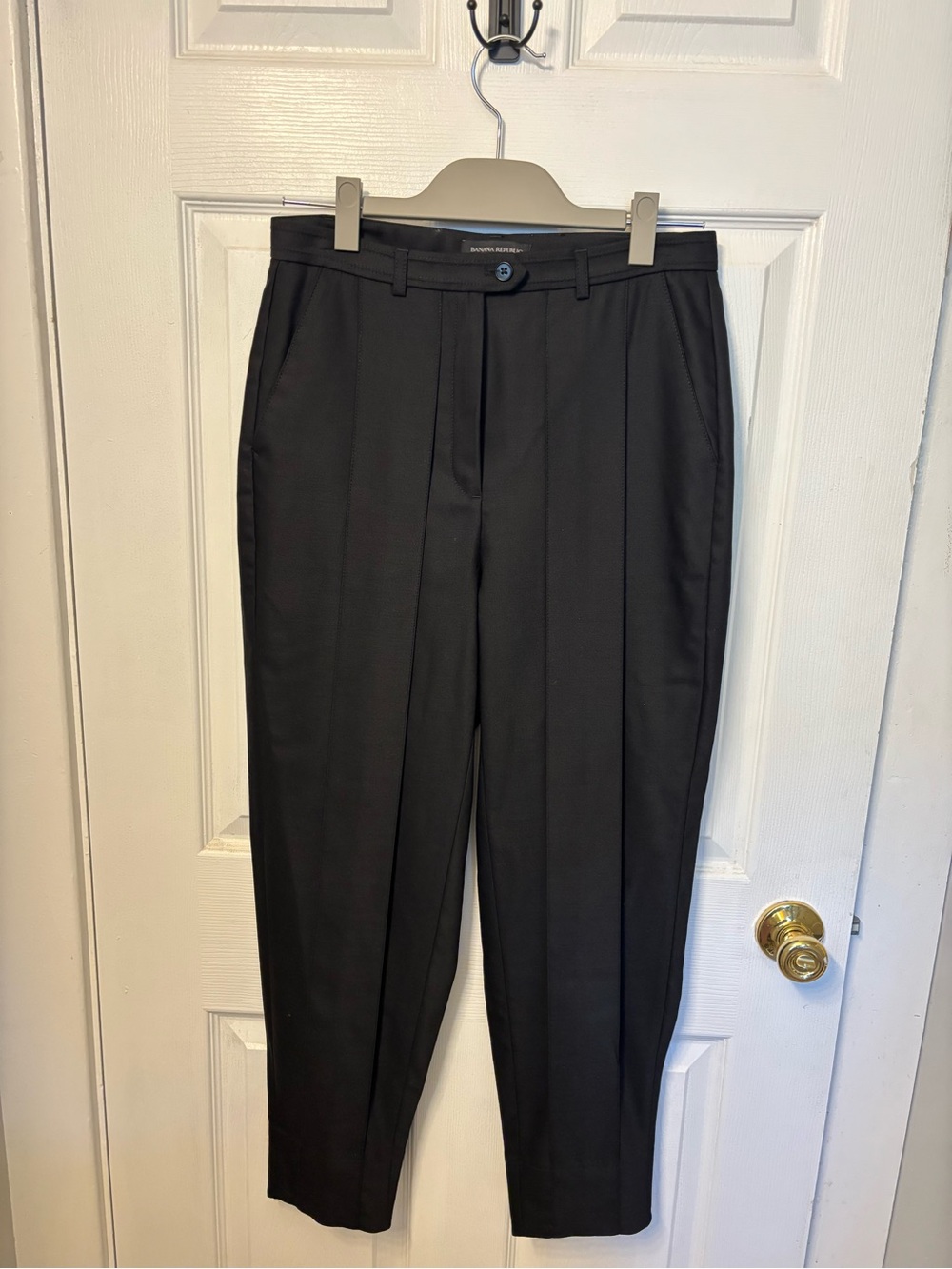 Banana Republic Black Pleated women's Dress Pants